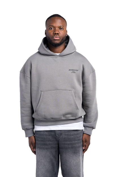 Grey Heavy Hoodie